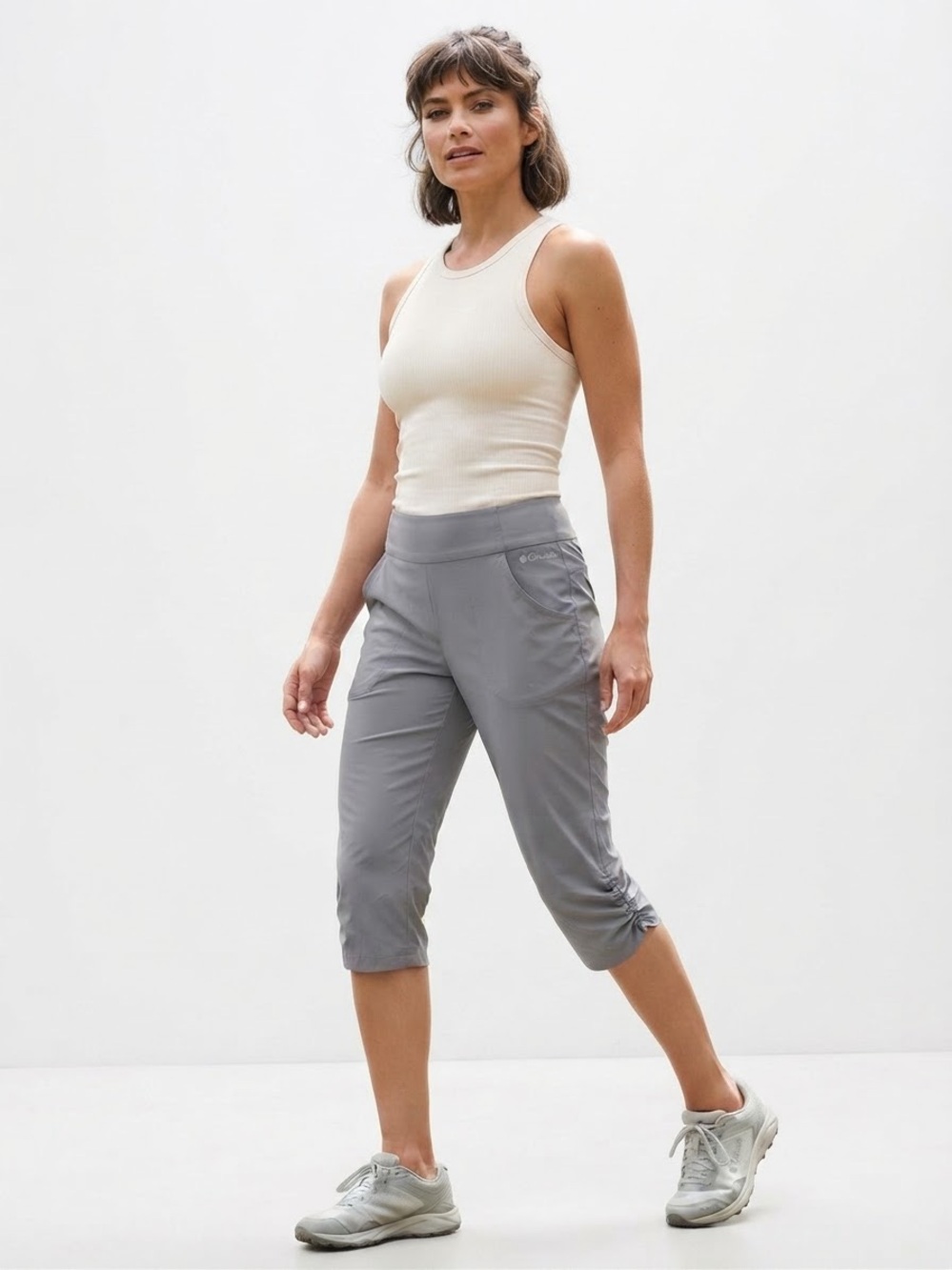 Columbia Women's Gray All Seasons Capri Pants